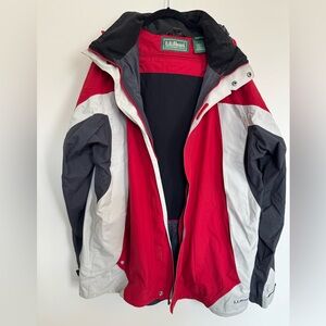 L.L. Bean Mens Waterproof Ski Jacket Size Large Tall
